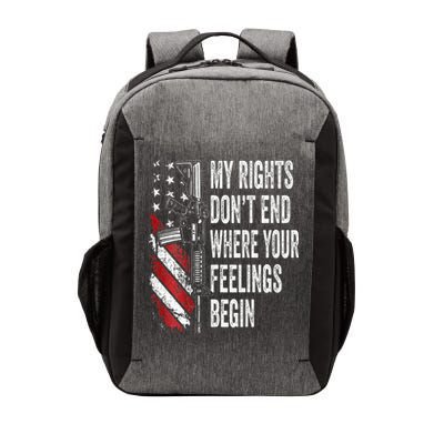 My Rights DonT End Where Your Feelings Begin Vector Backpack