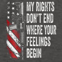 My Rights DonT End Where Your Feelings Begin Vector Backpack