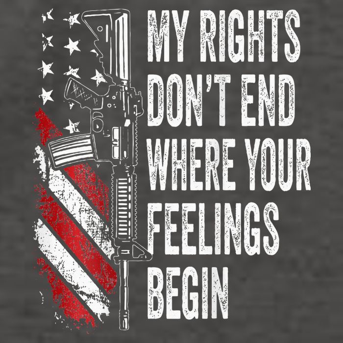 My Rights DonT End Where Your Feelings Begin Vector Backpack