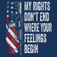 My Rights DonT End Where Your Feelings Begin Infant Baby Jersey Bodysuit