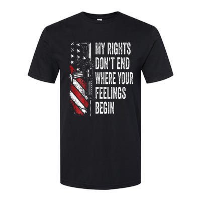 My Rights DonT End Where Your Feelings Begin Softstyle CVC T-Shirt