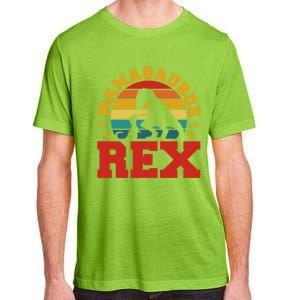 Mamasaurus Rex Dinosaur Lover Trex Motherhood Dino Gift Adult ChromaSoft Performance T-Shirt