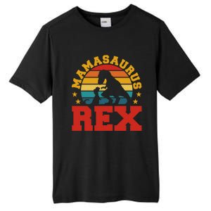 Mamasaurus Rex Dinosaur Lover Trex Motherhood Dino Gift Tall Fusion ChromaSoft Performance T-Shirt