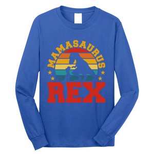 Mamasaurus Rex Dinosaur Lover Trex Motherhood Dino Gift Long Sleeve Shirt