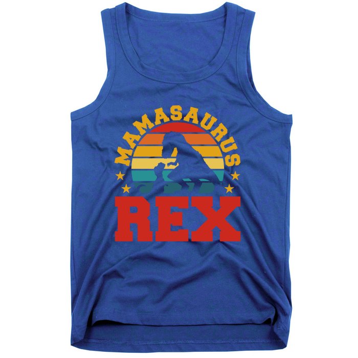 Mamasaurus Rex Dinosaur Lover Trex Motherhood Dino Gift Tank Top