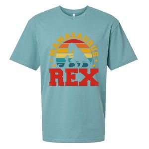 Mamasaurus Rex Dinosaur Lover Trex Motherhood Dino Gift Sueded Cloud Jersey T-Shirt