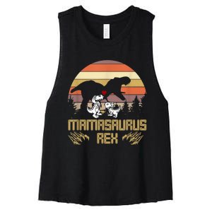 Mamasaurus Rex Dinosaur Dinosaur Children Women's Racerback Cropped Tank