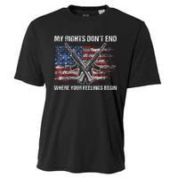 My Rights DonT End Where Your Feelings Begin American Guns Cooling Performance Crew T-Shirt