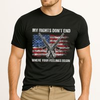 My Rights DonT End Where Your Feelings Begin American Guns Performance Shirt