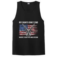 My Rights DonT End Where Your Feelings Begin American Guns PosiCharge Competitor Tank