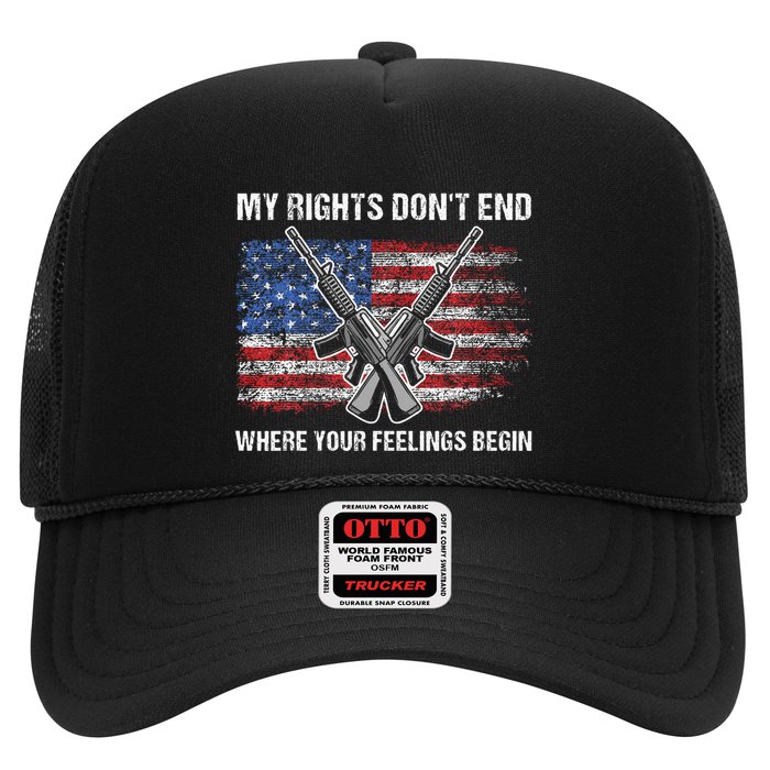 My Rights DonT End Where Your Feelings Begin American Guns Hat