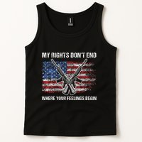 My Rights DonT End Where Your Feelings Begin American Guns Tank Top