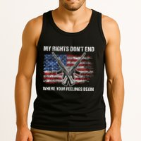 My Rights DonT End Where Your Feelings Begin American Guns Tank Top