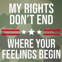 My Rights Don't End Where Your Feelings Begin Legacy Tie Dye Trucker Hat
