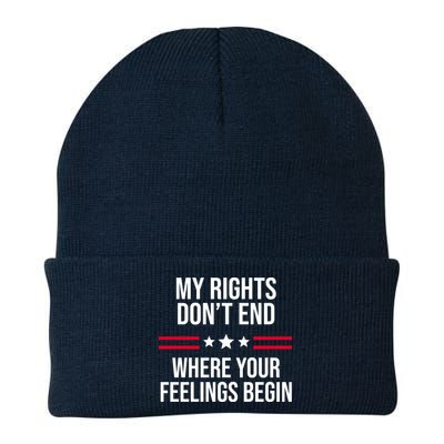 My Rights Don't End Where Your Feelings Begin Beanie
