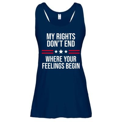 My Rights Don't End Where Your Feelings Begin Ladies Essential Flowy Tank