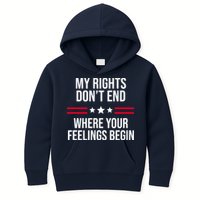 My Rights Don't End Where Your Feelings Begin Kids Hoodie