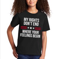 My Rights Don't End Where Your Feelings Begin Kids T-Shirt