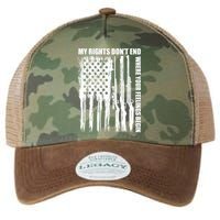 My Rights Don't End Where Your Feelings Begin Legacy Tie Dye Trucker Hat