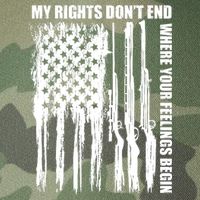 My Rights Don't End Where Your Feelings Begin Legacy Tie Dye Trucker Hat