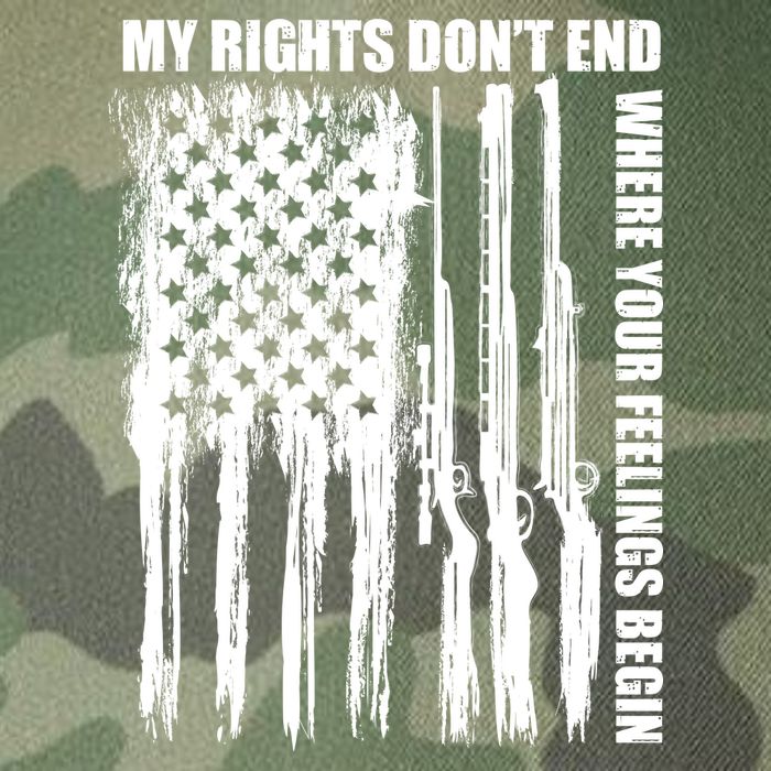 My Rights Don't End Where Your Feelings Begin Legacy Tie Dye Trucker Hat