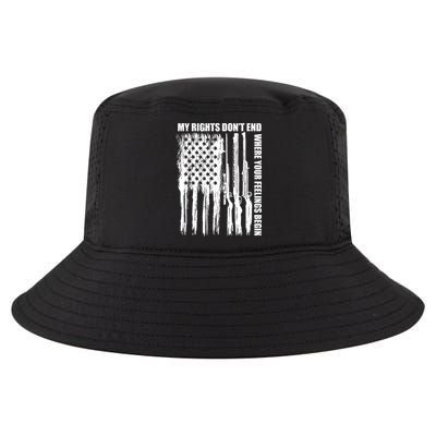 My Rights Don't End Where Your Feelings Begin Cool Comfort Performance Bucket Hat