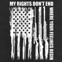 My Rights Don't End Where Your Feelings Begin 7 Panel Mesh Trucker Snapback Hat