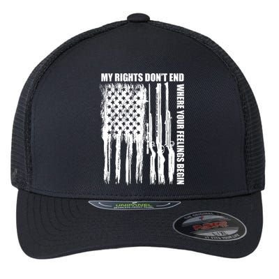My Rights Don't End Where Your Feelings Begin Flexfit Unipanel Trucker Cap