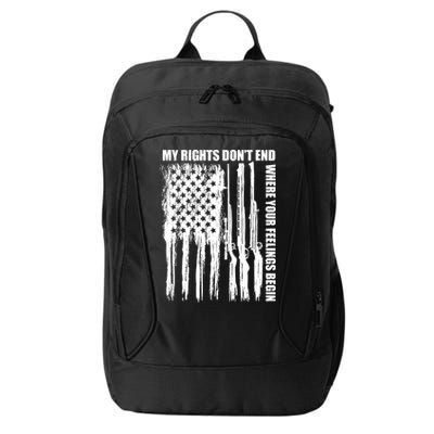 My Rights Don't End Where Your Feelings Begin City Backpack