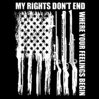 My Rights Don't End Where Your Feelings Begin Flatbill Hat