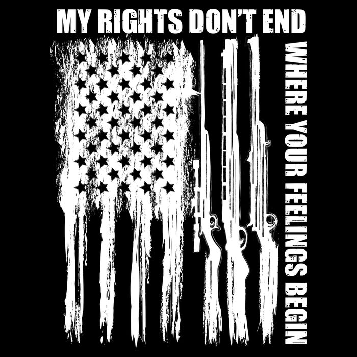 My Rights Don't End Where Your Feelings Begin Flatbill Hat
