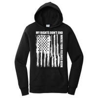 My Rights Don't End Where Your Feelings Begin Women's Pullover Hoodie