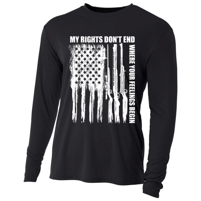 My Rights Don't End Where Your Feelings Begin Cooling Performance Long Sleeve Crew