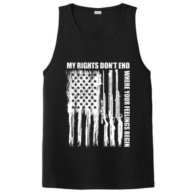 My Rights Don't End Where Your Feelings Begin PosiCharge Competitor Tank