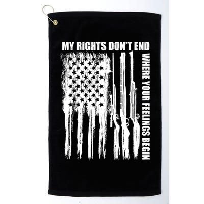 My Rights Don't End Where Your Feelings Begin Golf Towel