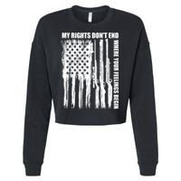 My Rights Don't End Where Your Feelings Begin Cropped Pullover Crew