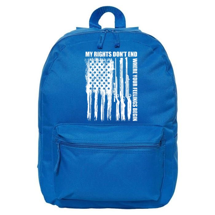 My Rights Don't End Where Your Feelings Begin 16 in Basic Backpack