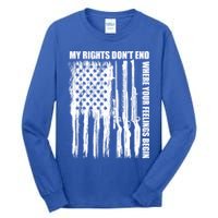 My Rights Don't End Where Your Feelings Begin Tall Long Sleeve T-Shirt