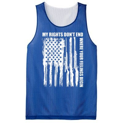 My Rights Don't End Where Your Feelings Begin Mesh Reversible Basketball Jersey Tank