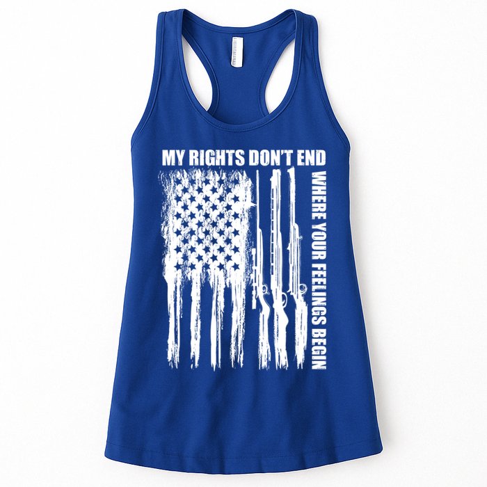 My Rights Don't End Where Your Feelings Begin Womens Tank Top