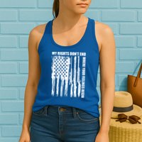 My Rights Don't End Where Your Feelings Begin Womens Tank Top