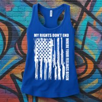 My Rights Don't End Where Your Feelings Begin Womens Tank Top