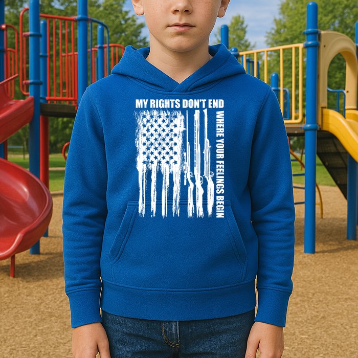 My Rights Don't End Where Your Feelings Begin Kids Hoodie