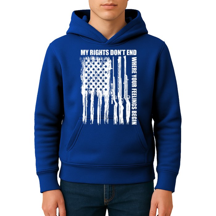 My Rights Don't End Where Your Feelings Begin Kids Hoodie
