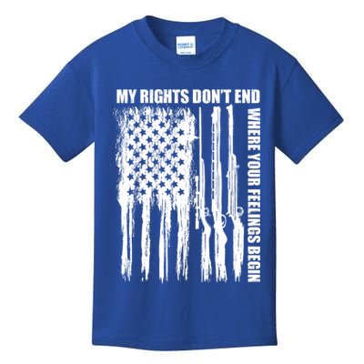 My Rights Don't End Where Your Feelings Begin Kids T-Shirt