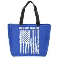 My Rights Don't End Where Your Feelings Begin Zip Tote Bag