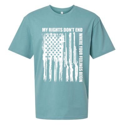 My Rights Don't End Where Your Feelings Begin Sueded Cloud Jersey T-Shirt