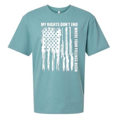 My Rights Don't End Where Your Feelings Begin Sueded Cloud Jersey T-Shirt