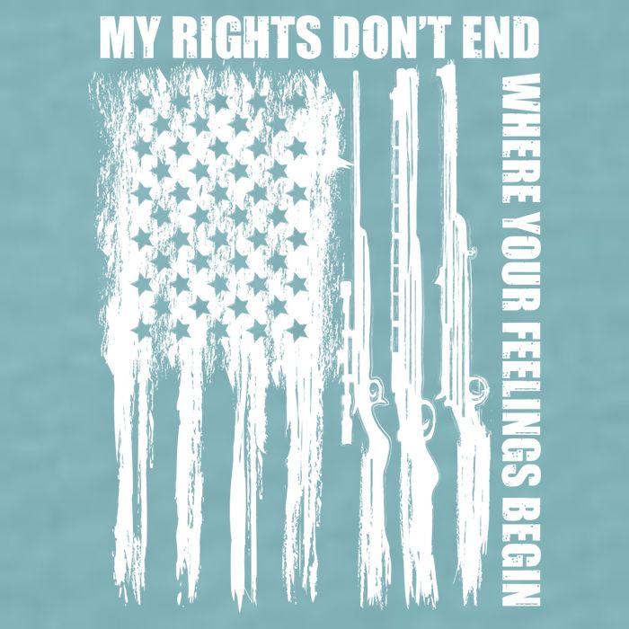 My Rights Don't End Where Your Feelings Begin Sueded Cloud Jersey T-Shirt