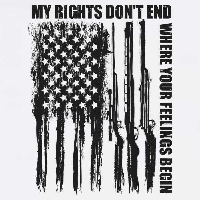 My Rights Don't End Where Your Feelings Begin Garment-Dyed Sweatshirt